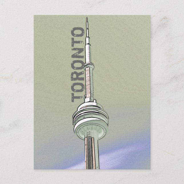 Postkarte des Turms Toronto (Vorderseite)