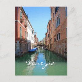 Postkarte des Venedig-Kanals