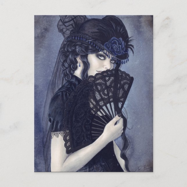 Postkarte des verzauberten Abends (Vorderseite)