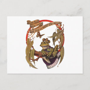 Postkarte des verzauberten Froschprinzen
