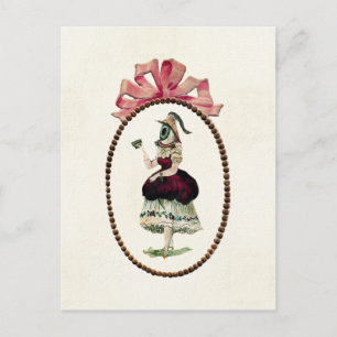 Postkarte des weiblichen Auges