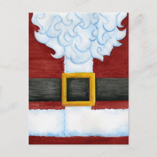 Postkarte des Weihnachtsmanns (Vorderseite)