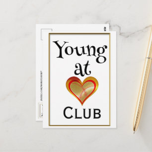 Postkarte des Young at Heart Clubs