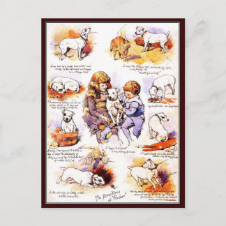 Postkarte: Die Abenteuer des Hundes Pincher Postkarte