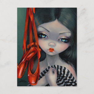 Postkarte "Die roten Schuhe"