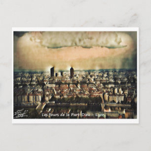 Postkarte Die Türme des Gottes