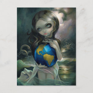 Postkarte "Die Welt"