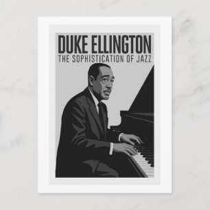 Postkarte Duke Ellington - Jazz Piano Vintage 