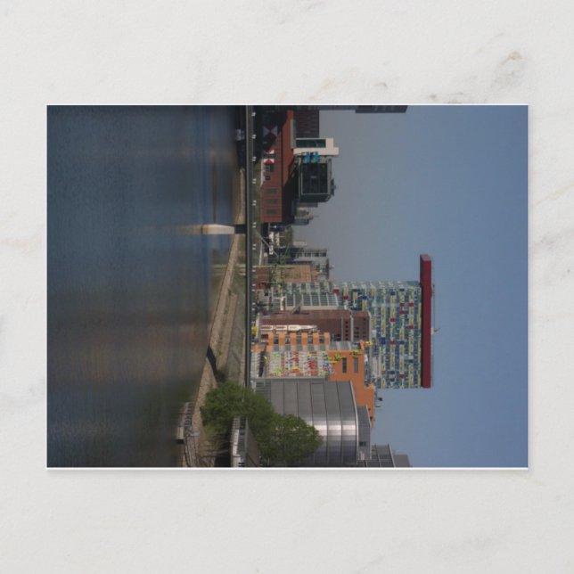 Postkarte Düsseldorf Medienhafen (Vorderseite)