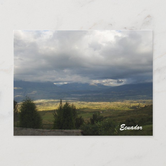 Postkarte Ecuador (Vorderseite)