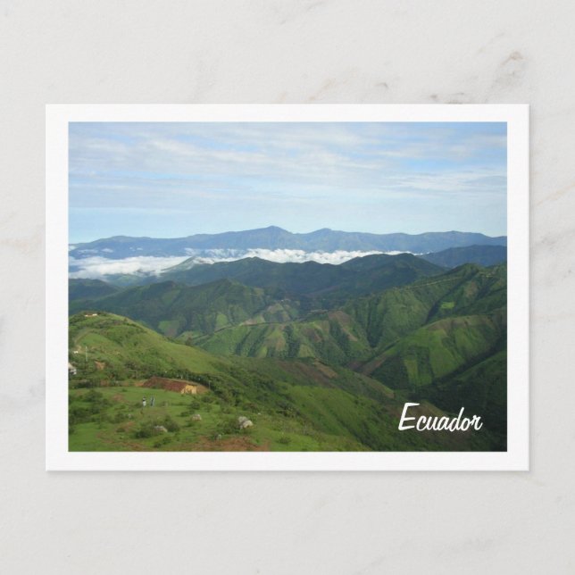 Postkarte Ecuadors (Vorderseite)