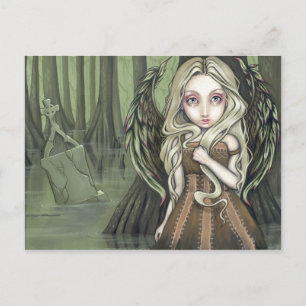 Postkarte "Ein Grab im Sumpf"