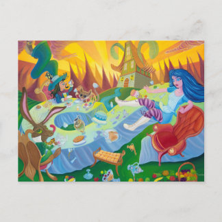 Postkarte "Ein verrücktes Party"