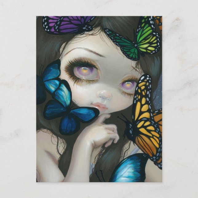 Postkarte "Eine Verwechslung von Flügeln" (Vorderseite)