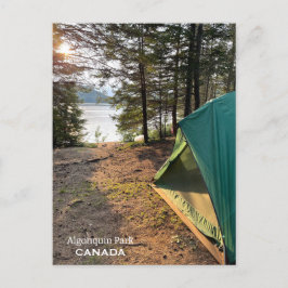 Postkarte eines Zeltes im Algonquin Park