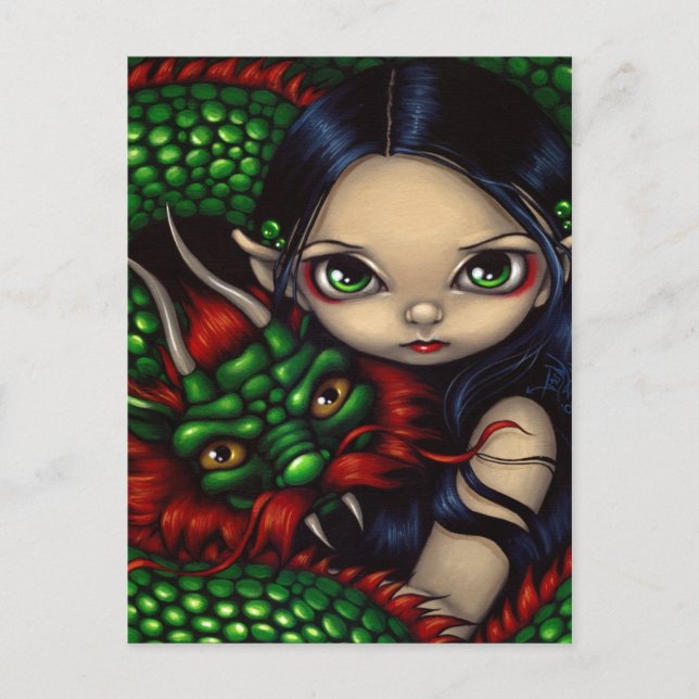 Postkarte "Emerald Guardian" (Vorderseite)