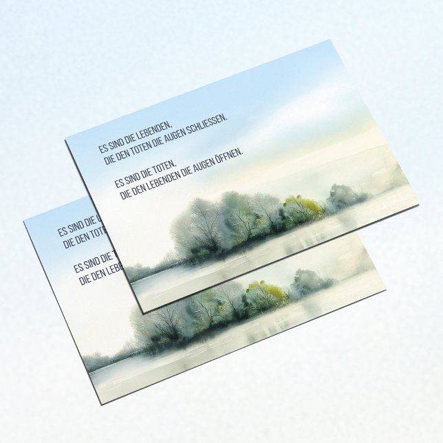 Postkarte "Es sind die Lebenden ..." (Von Creator hochgeladen)