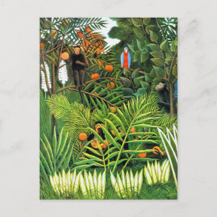 Postkarte: "Exotische Landschaft"/"Paysage Exotiqu Postkarte