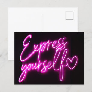 Postkarte "Express-Youself" - Postkarte