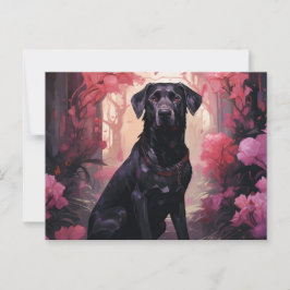 Postkarte Faithful Among Flowers