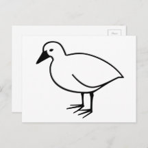Postkarte "Farbe für den eigenen Vogel"