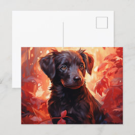 Postkarte Feu Fleuri