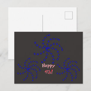 Postkarte - Feuerwerksgrüße