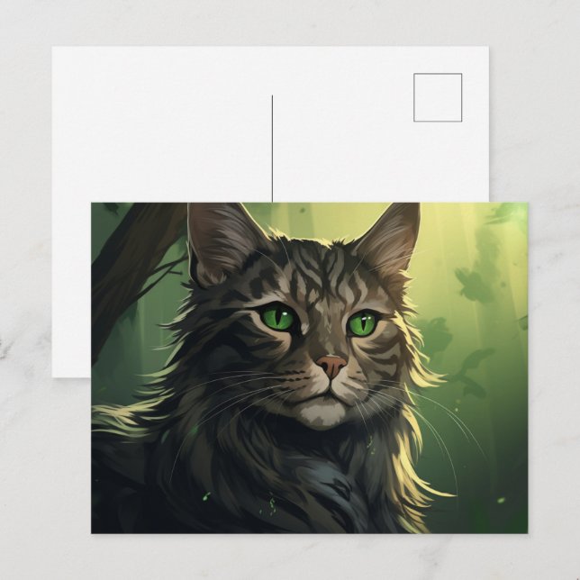 Postkarte Fierce Elegance (Vorne/Hinten)
