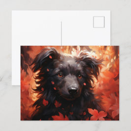 Postkarte Flämischer Hund