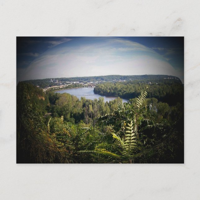 Postkarte/Fluss Missouri Postkarte (Vorderseite)