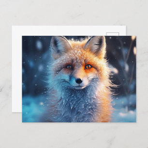 Postkarte Fox Tricks in the Wild Lands