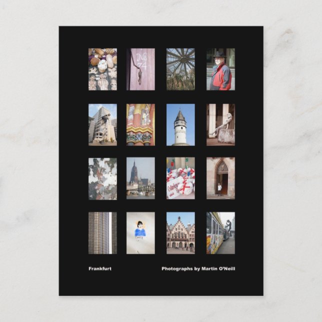 Postkarte Frankfurt (Vorderseite)