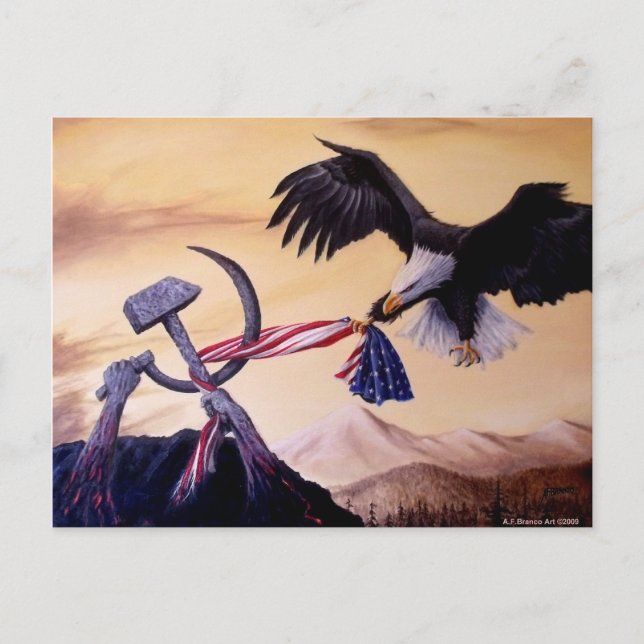 Postkarte "Freedoms Battle" (Vorderseite)