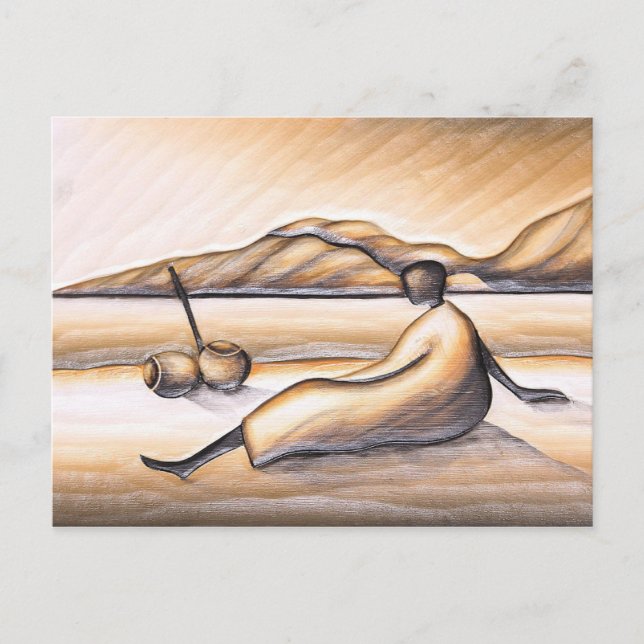 Postkarte für afrikanische Landschaften (Vorderseite)