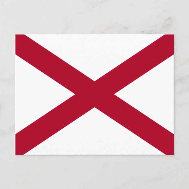 Postkarte für Alabama (Vorderseite)
