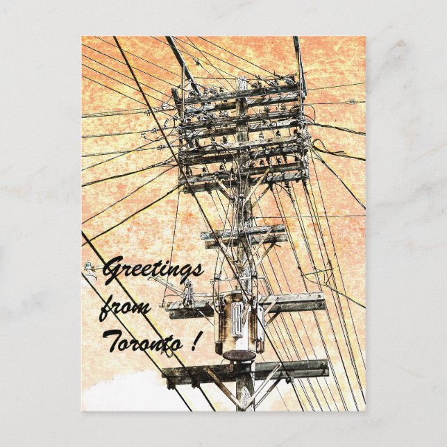 Postkarte für alte Power Toronto (Vorderseite)