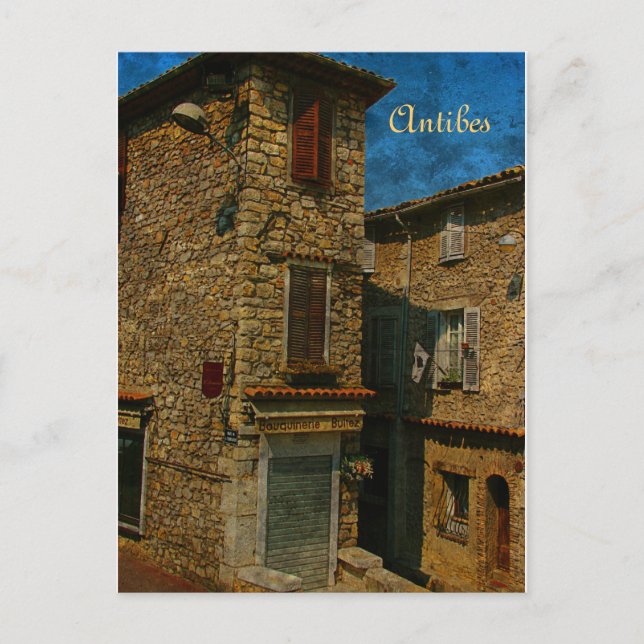 Postkarte für Antibes (Vorderseite)