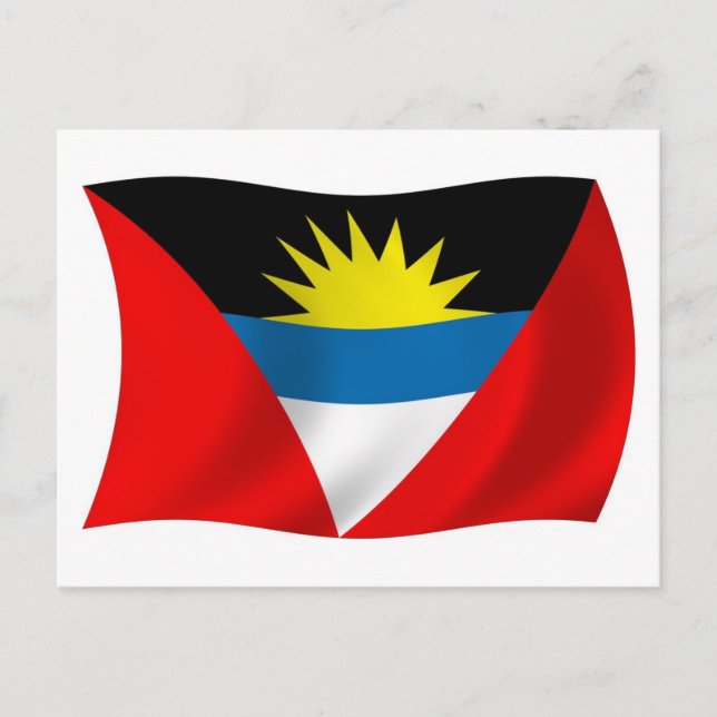 Postkarte für Antigua und Barbuda (Vorderseite)