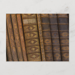 Postkarte für antike Bücher