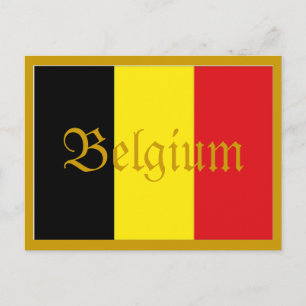 Postkarte für Belgien