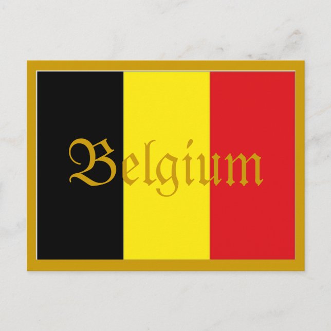 Postkarte für Belgien (Vorderseite)
