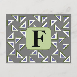 Postkarte für benutzerdefinierte Dreiecke