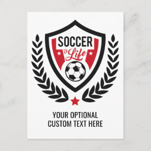 Postkarte für benutzerdefinierte Text- und Farbkom