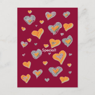 Postkarte für besondere Handzeichen