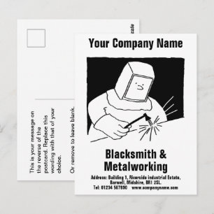 Postkarte für Blacksmith & Metalworking