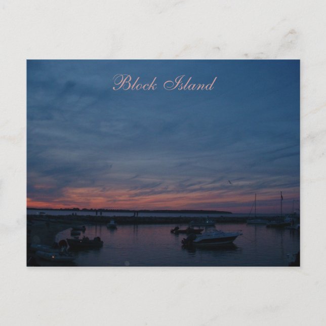 Postkarte für Block-Insel (Vorderseite)
