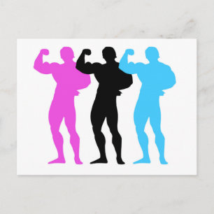 Postkarte für Body Builders
