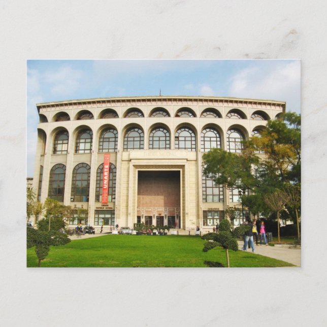 Postkarte für Bukarest-Gebäude (Vorderseite)