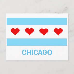Postkarte für Chicago Heart