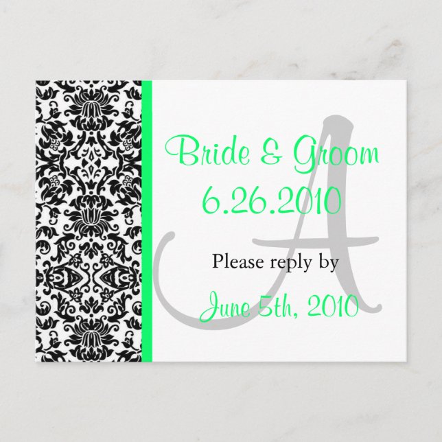 Postkarte für Damaskasreaktion (Vorderseite)